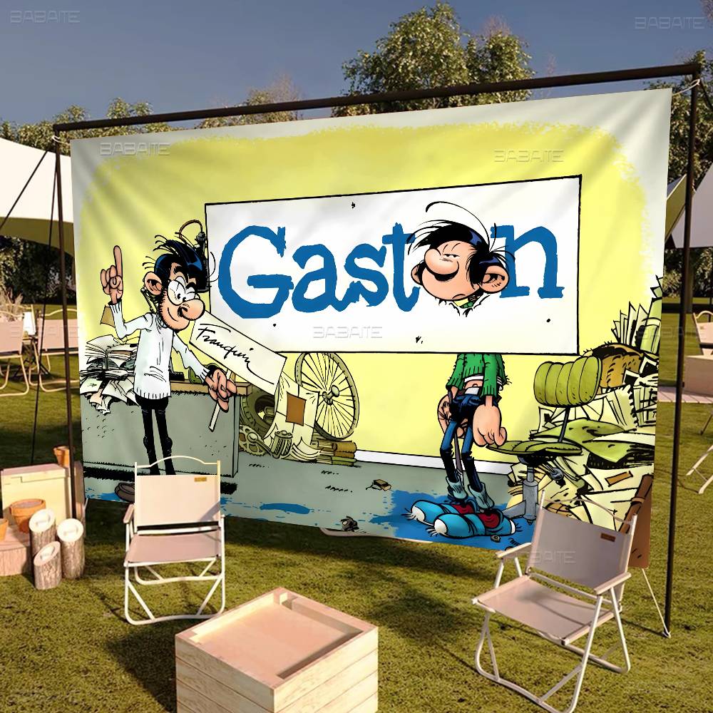 Commercial Printing Company - Bandiera Pubblicitaria Commerciale G-Gaston Lagaffe Anime
